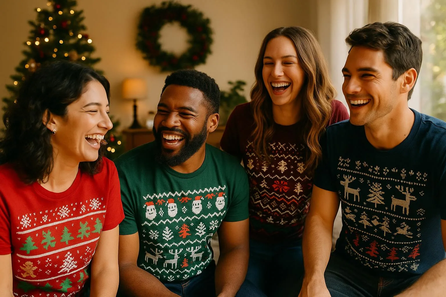 A group of people wearing 