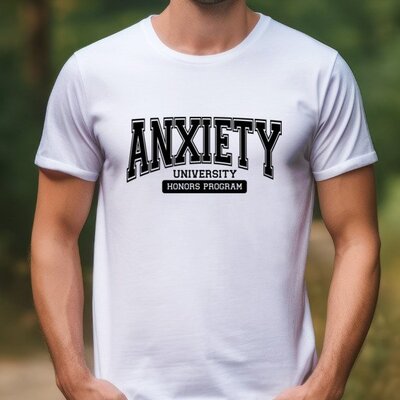 Anxiety University Tee photo 3
