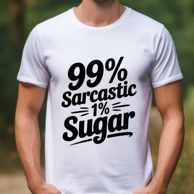 99% Sarcastic Tee photo 2