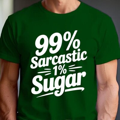 99% Sarcastic Tee photo 4