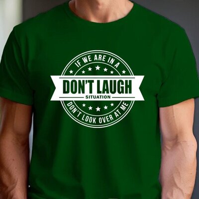 Don't Laugh Dilemma Tee photo 4