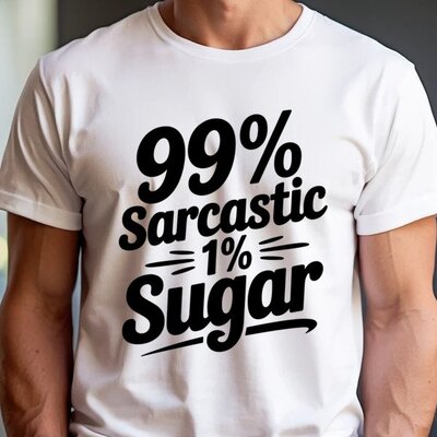 99% Sarcastic Tee photo 3