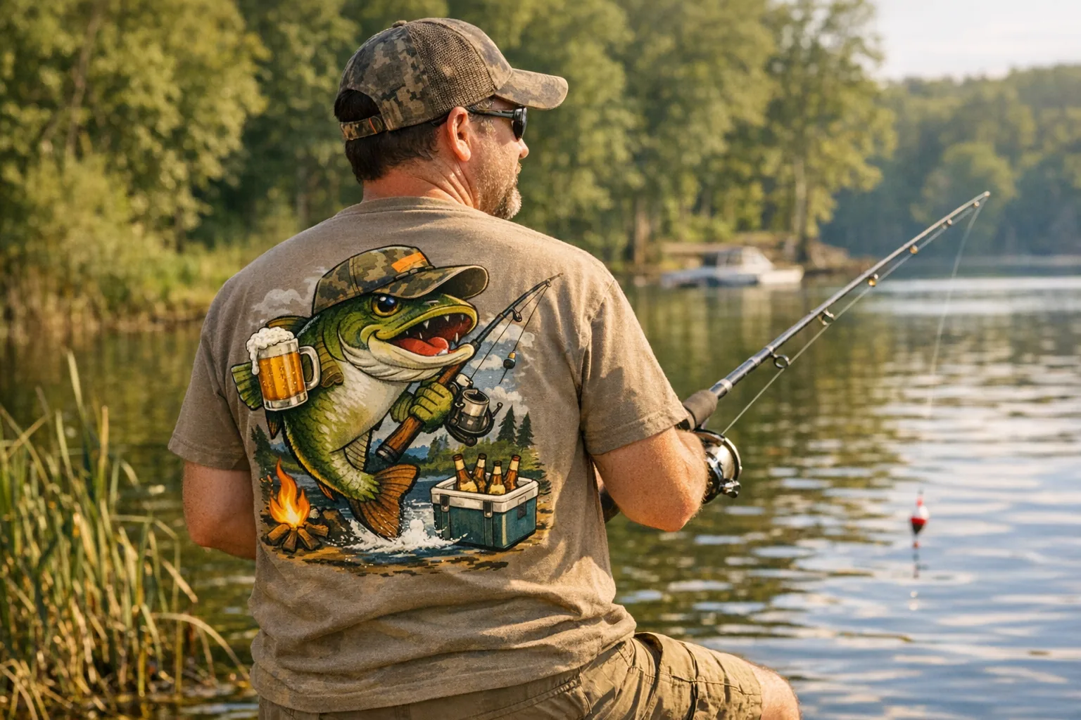 Funny Fishing Shirts Canada: For Dads Who Know Where Fish Aren't