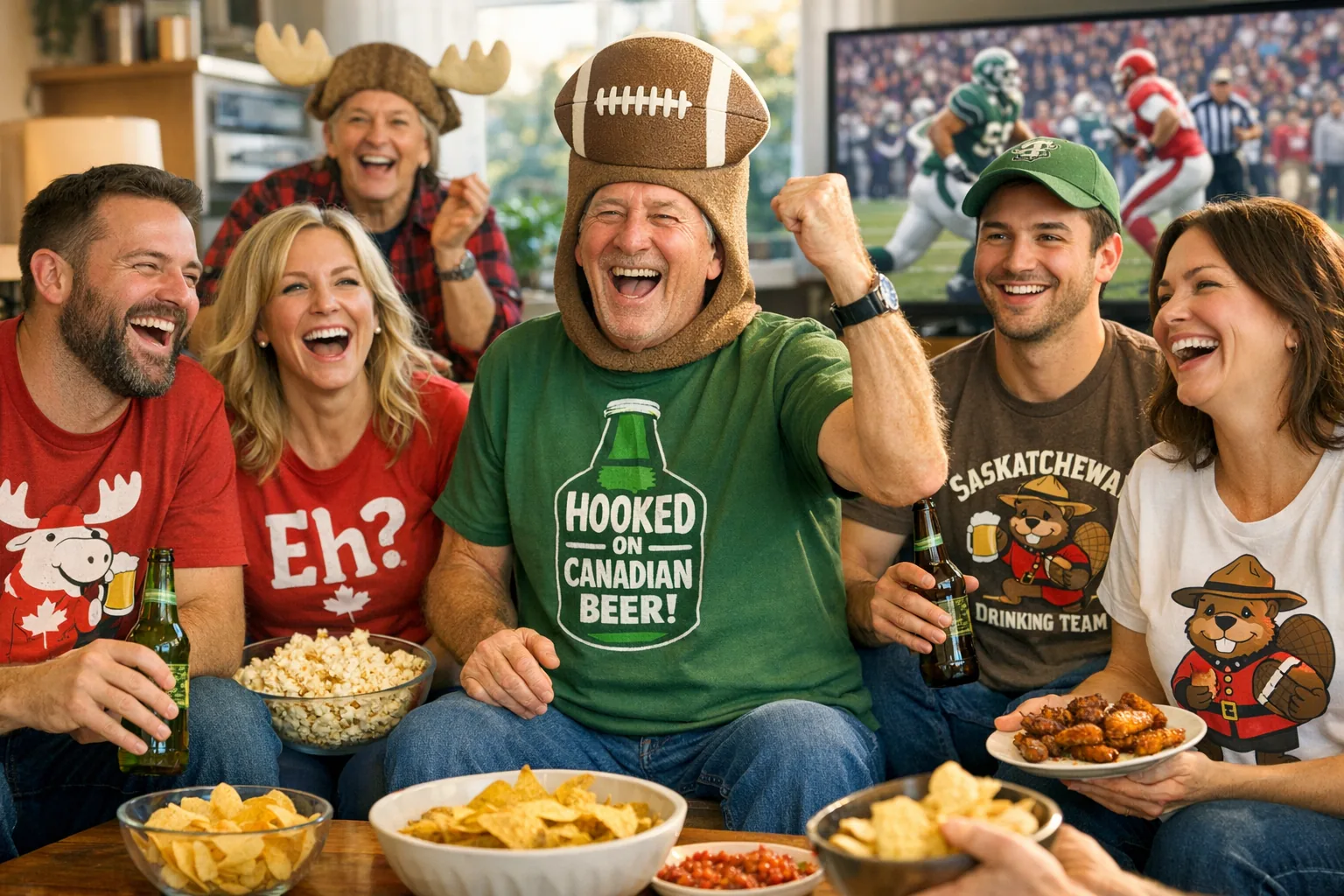 Alberta-printed funny hockey dad shirts — shipped across Canada